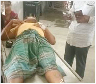 বিমা কর্মীর গোড়ালি কেটে দিলো দুর্বৃত্তরা