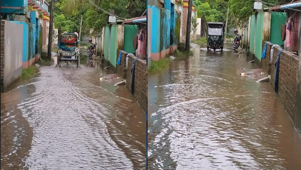 কলাপাড়া পৌরসভার অপরিকল্পিত উন্নয়নে বেড়েছে নাগরিক দুর্ভোগ