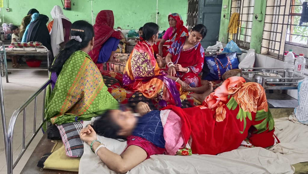 ডাকাতের হাত থেকে ইজ্জত বাঁচাতে ছাদ থেকে প্রবাসীর স্ত্রীর লাফ