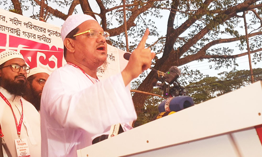 কোনো অদৃশ্য শক্তি সরকারকে প্রভাবিত করছে : চরমোনাই পীর