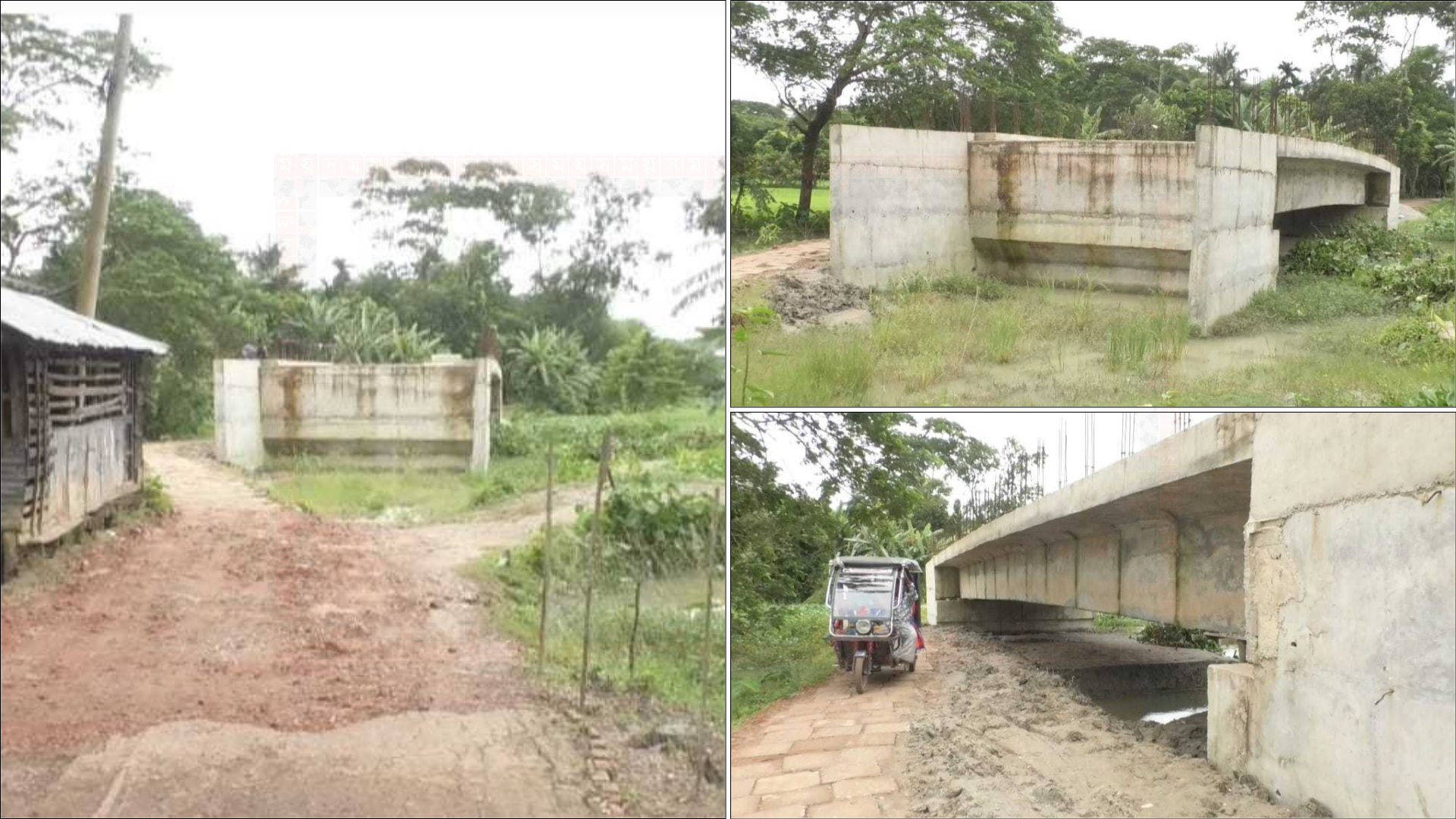 সংযোগ সড়কহীন ব্রিজ, দুর্ঘটনায় ভোগান্তি হাজারো মানুষের