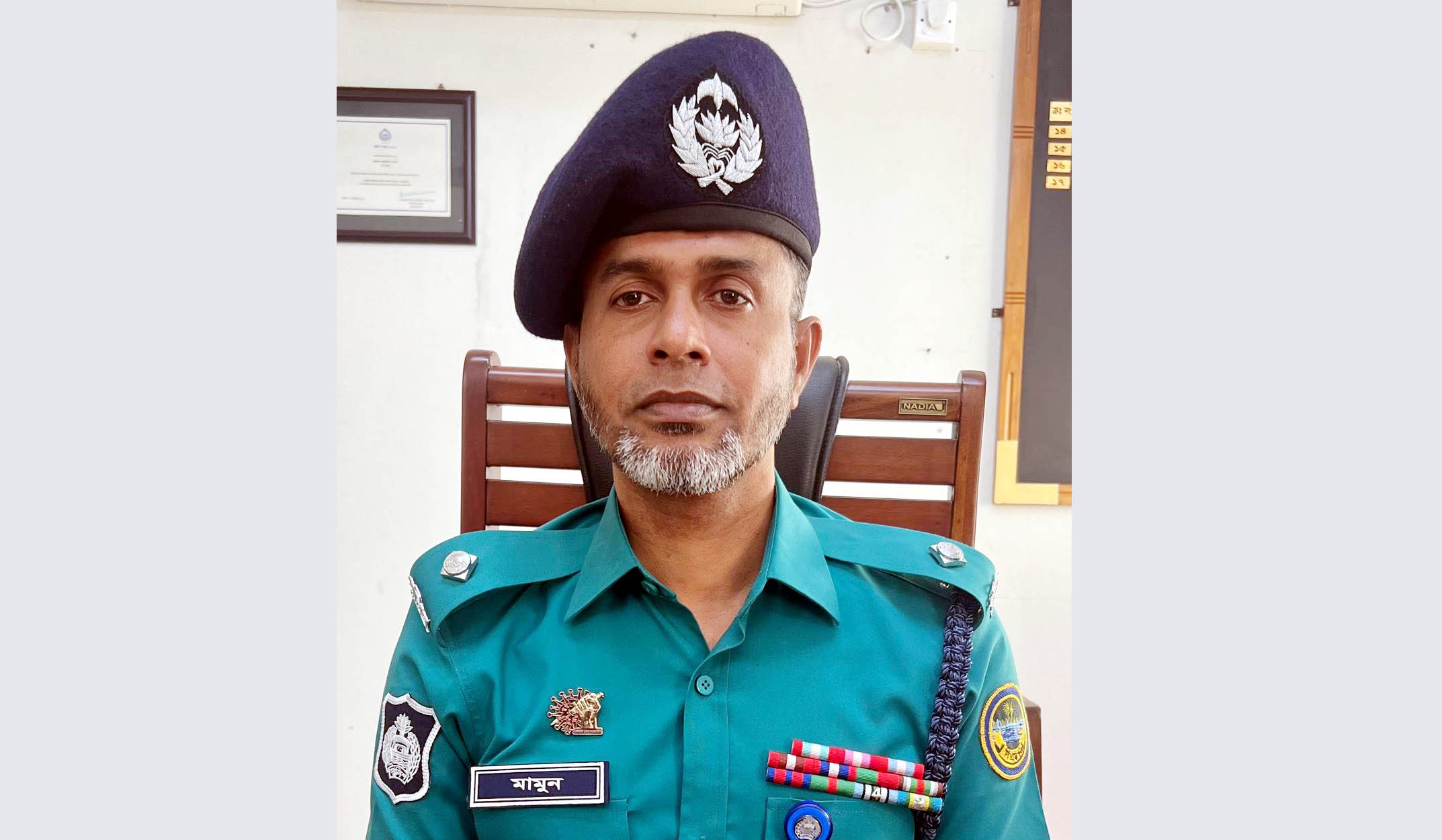 বিএমপি’র এয়ারপোর্ট থানার নতুন ওসি আল মামুন উল ইসলাম