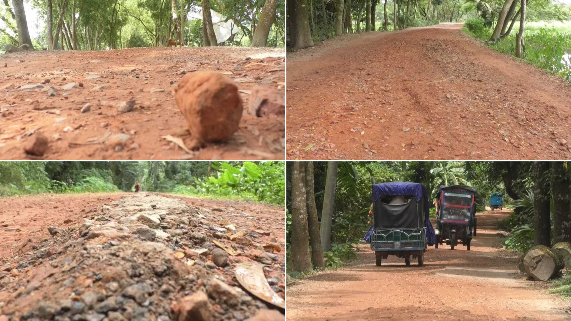 পটুয়াখালীতে পাঁচ কিলোমিটার সড়ক যেন মরণফাঁদ