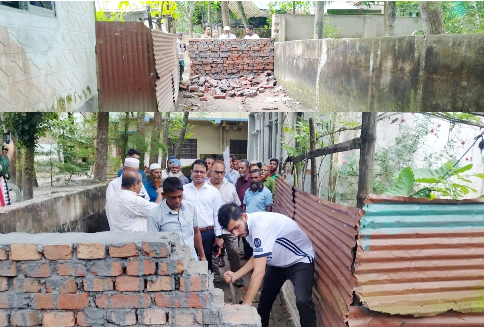 গৌরনদীতে প্রশাসনের হস্তক্ষেপে ২০টি পরিবার হলো মুক্ত