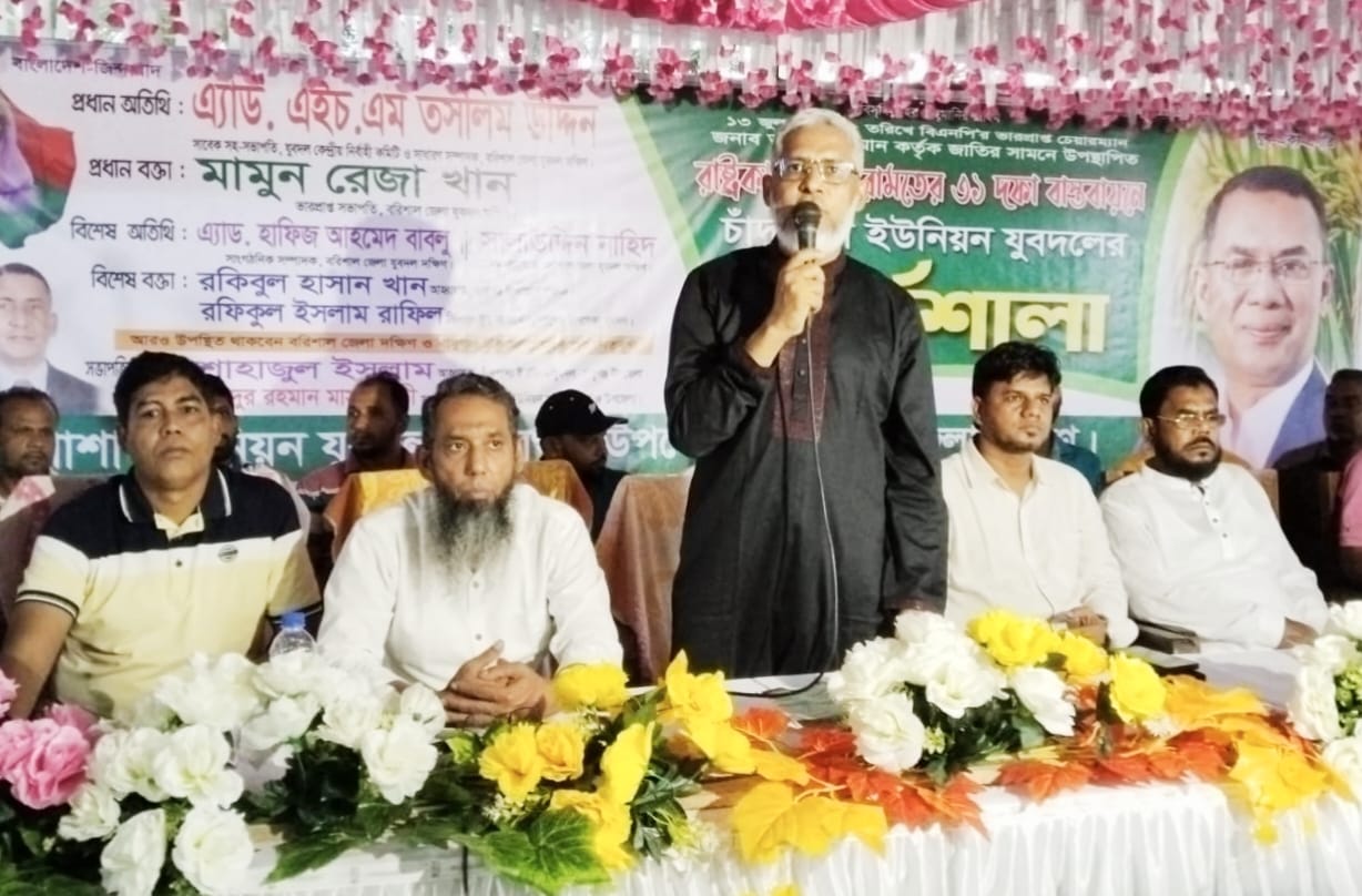 বাবুগঞ্জে ৩১ দফা বাস্তবায়নে যুবদলের কর্মশালা অনুষ্ঠিত