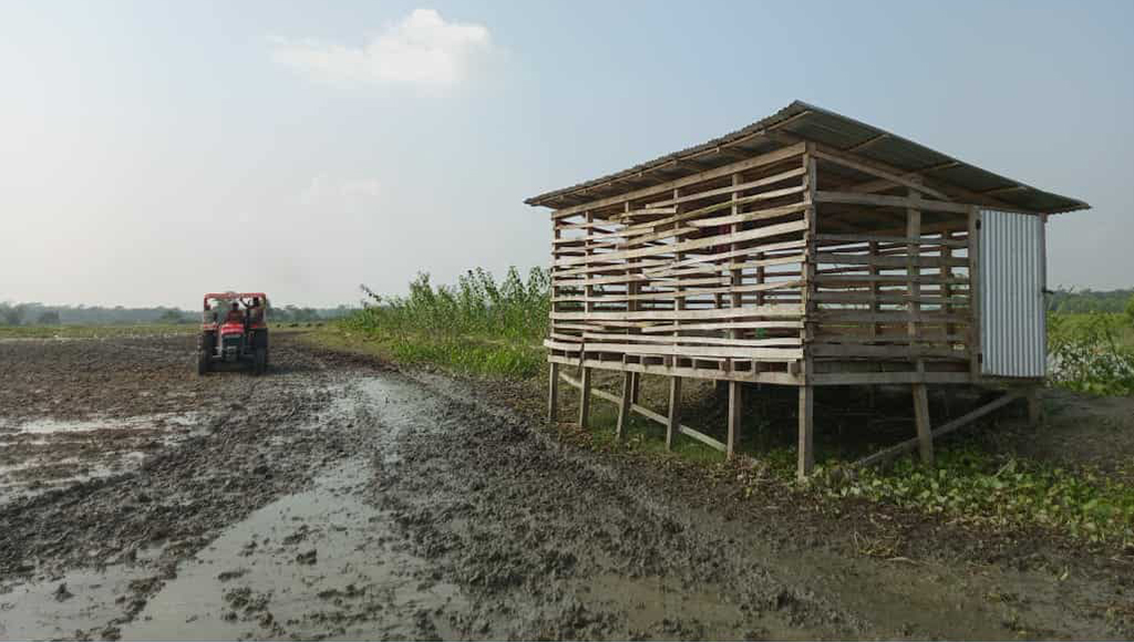 দুমকিতে কৃষক দল নেতার বিরুদ্ধে চর দখলের অভিযোগ!