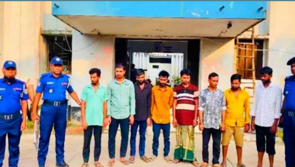 পটুয়াখালীতে ডাকাতির প্রস্তুতিকালে ৮ সদস্য গ্রেপ্তার