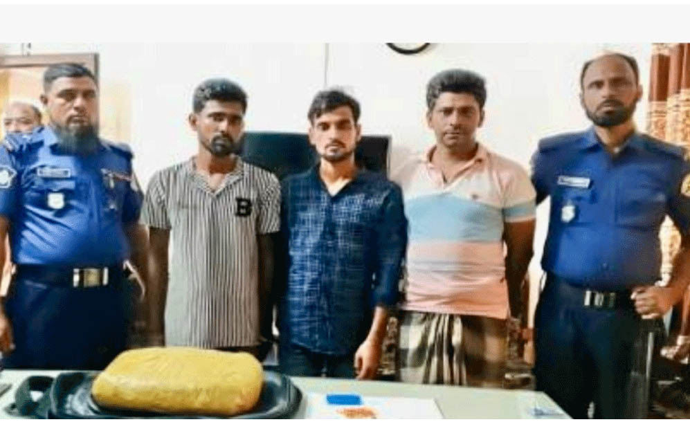 তালতলীতে ইয়াবাসহ ৩ মাদক কারবারি গ্রেপ্তার